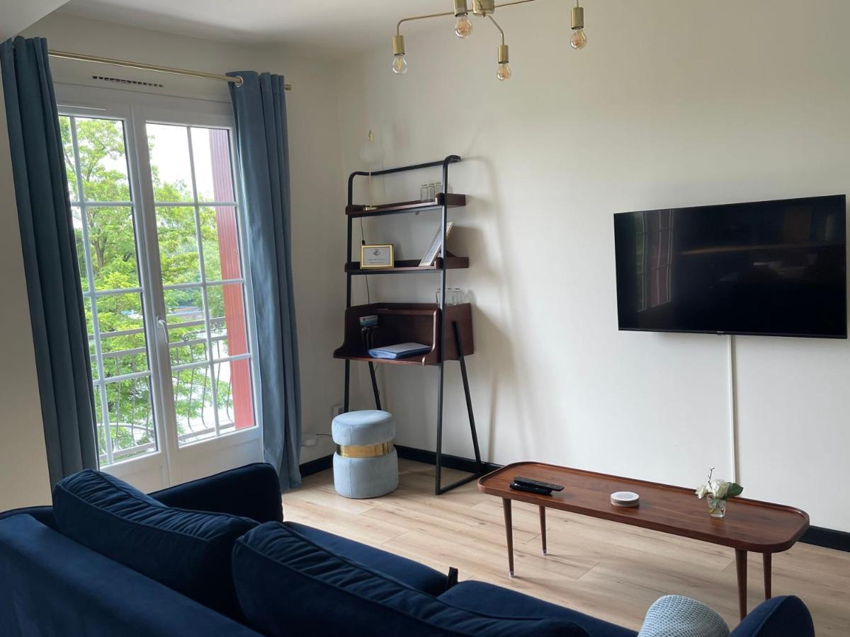 Ambiance Seine, Appartement Surplombant La Seine -51 M2, Anemone- Thomery Eksteriør billede